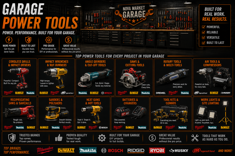 Garage Power Tools