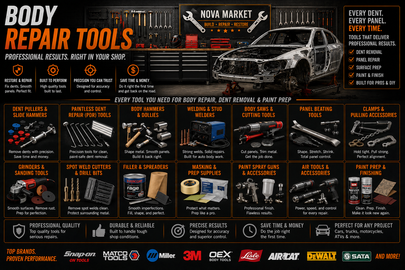 Garage Body Repair Tools