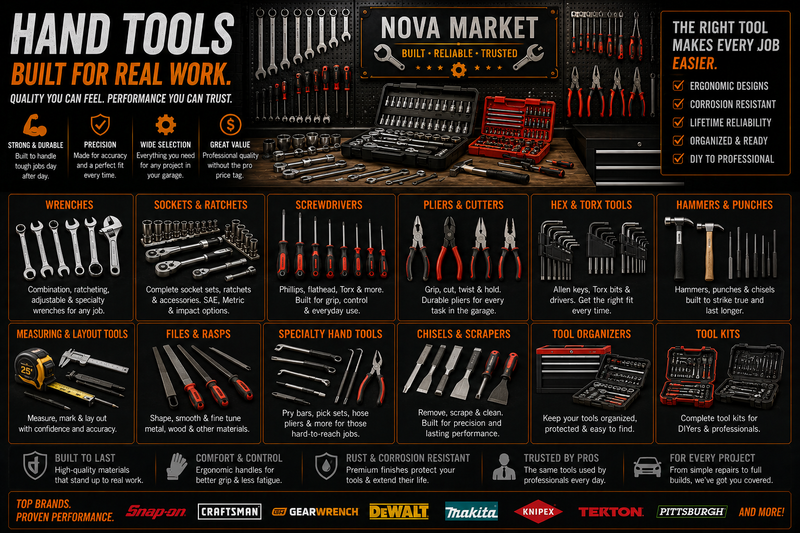 Garage Hand Tools