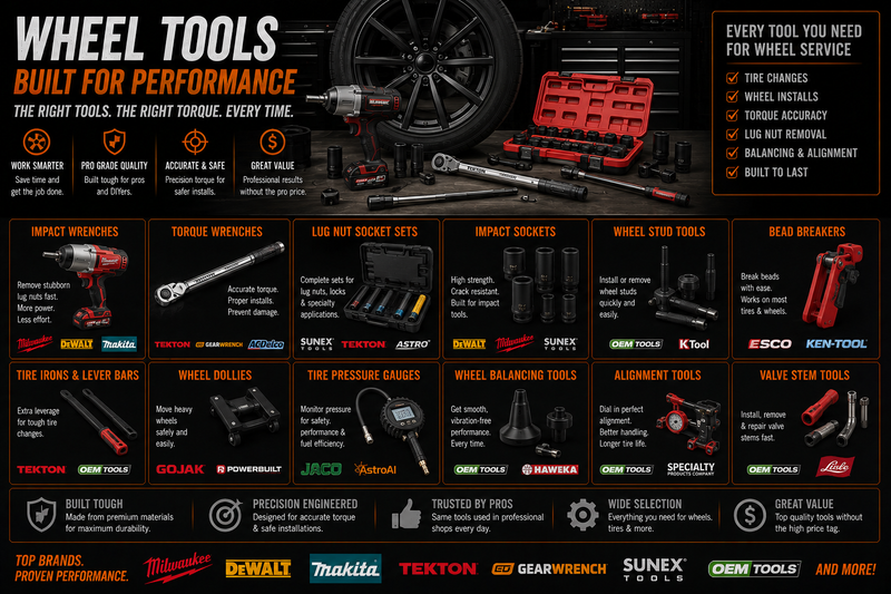 Garage Tire and Wheel Tools
