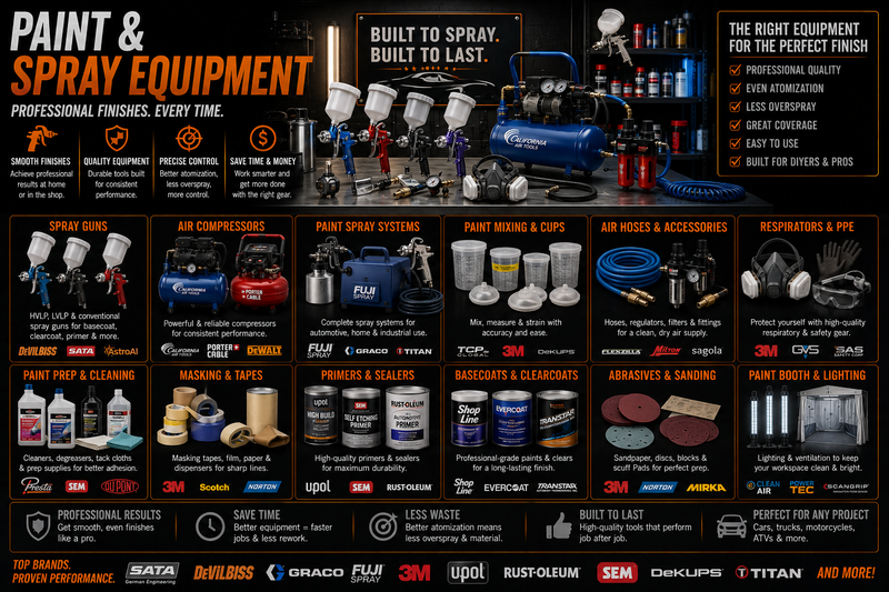 Garage Paint & Spray Equipment