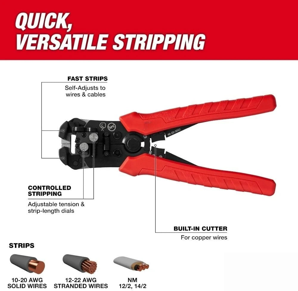 Self-Adjusting Wire Stripper