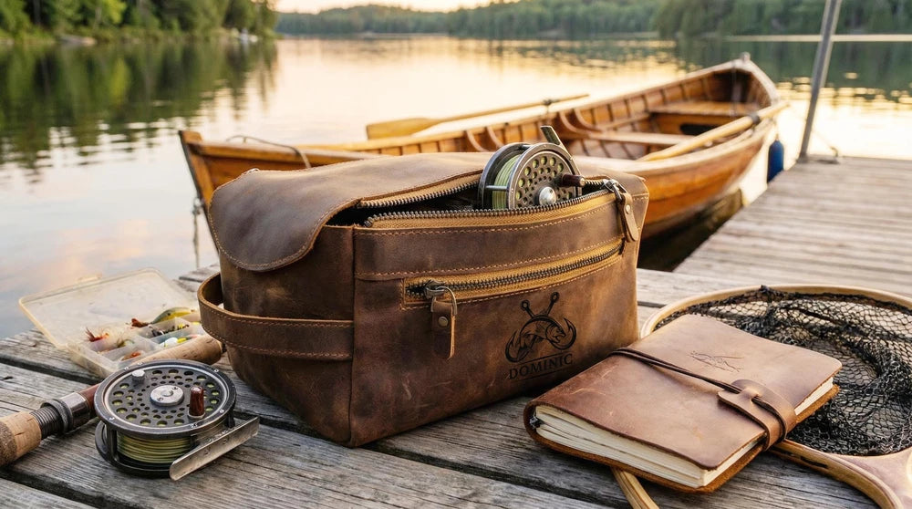 Personalized Leather Dopp Kit