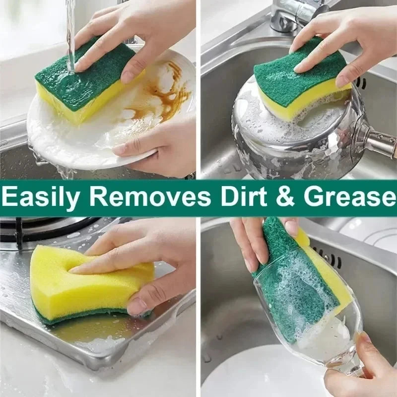 Double-Sided Kitchen Cleaning Sponge