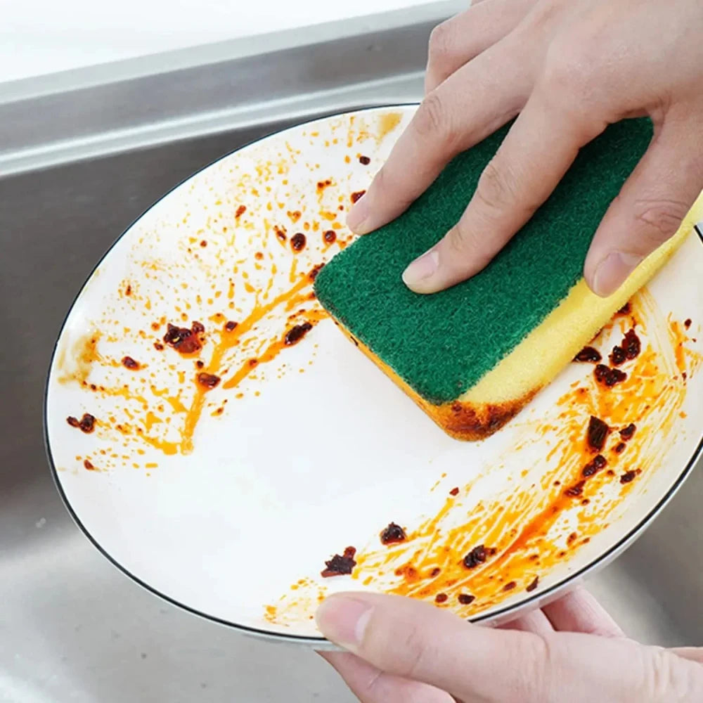 Double-Sided Kitchen Cleaning Sponge