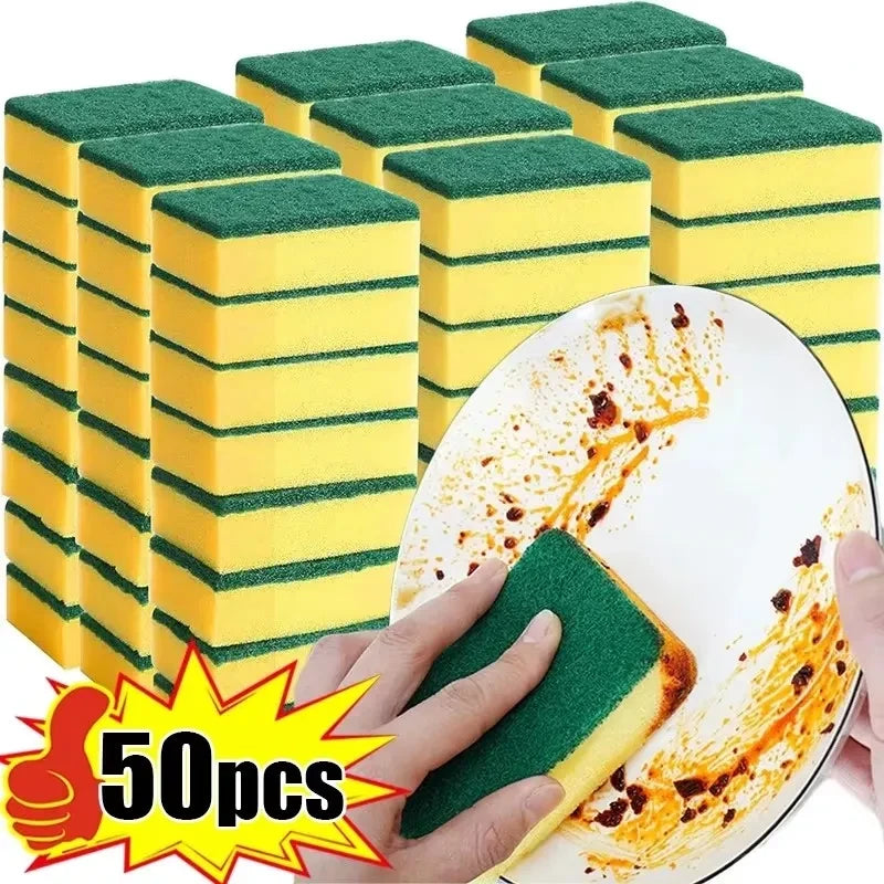 Double-Sided Kitchen Cleaning Sponge
