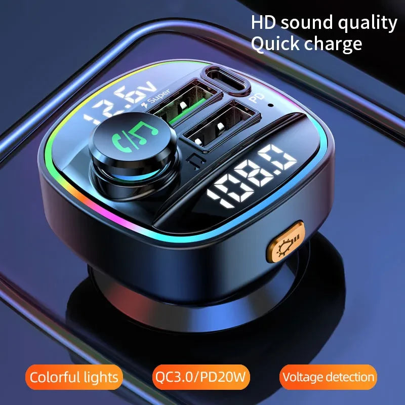 Bluetooth FM Transmitter Car Adapter