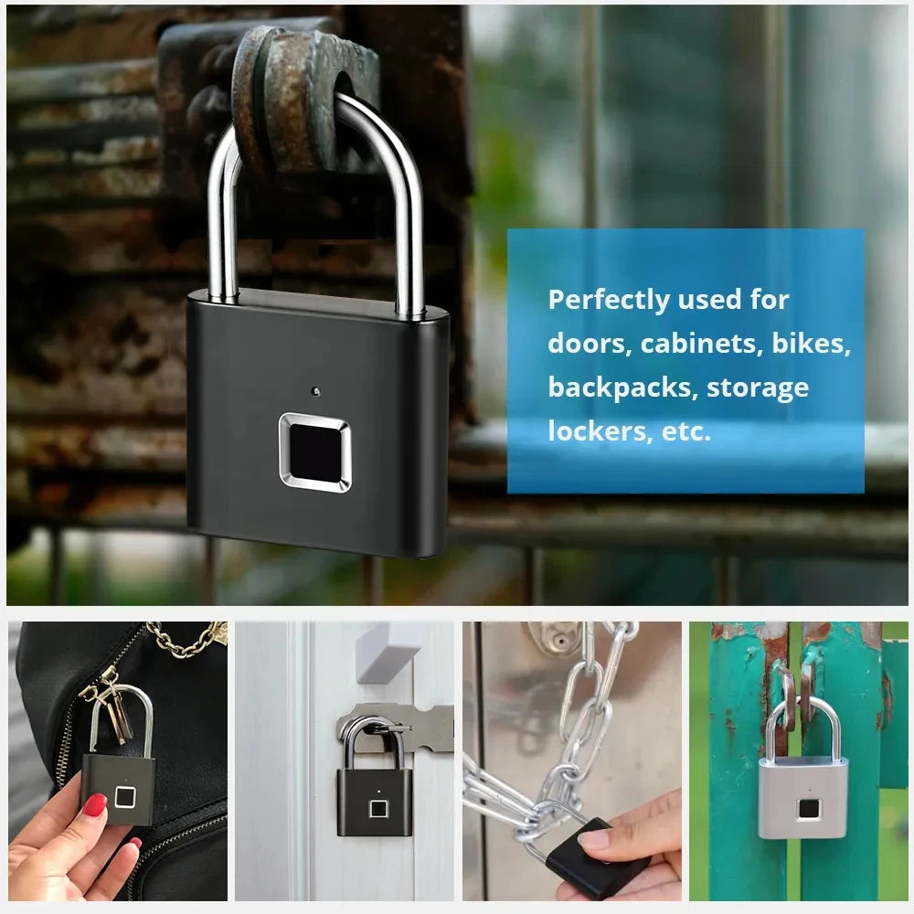 Fingerprint Waterproof Padlock