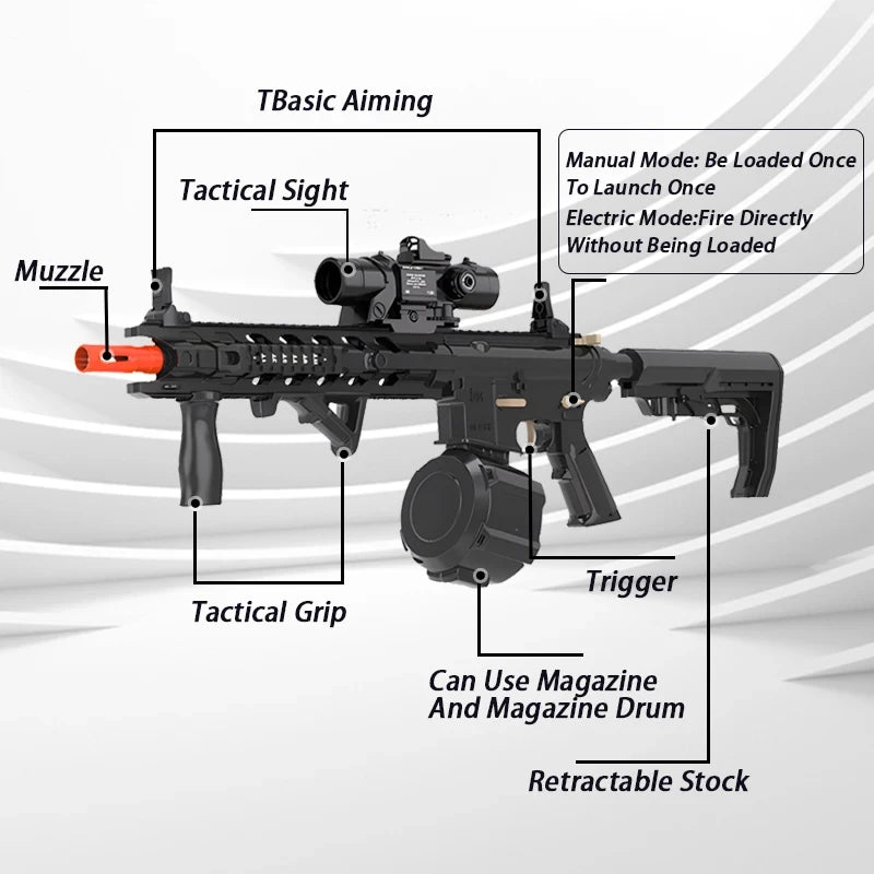 M4 Electric Gel Ball Blaster