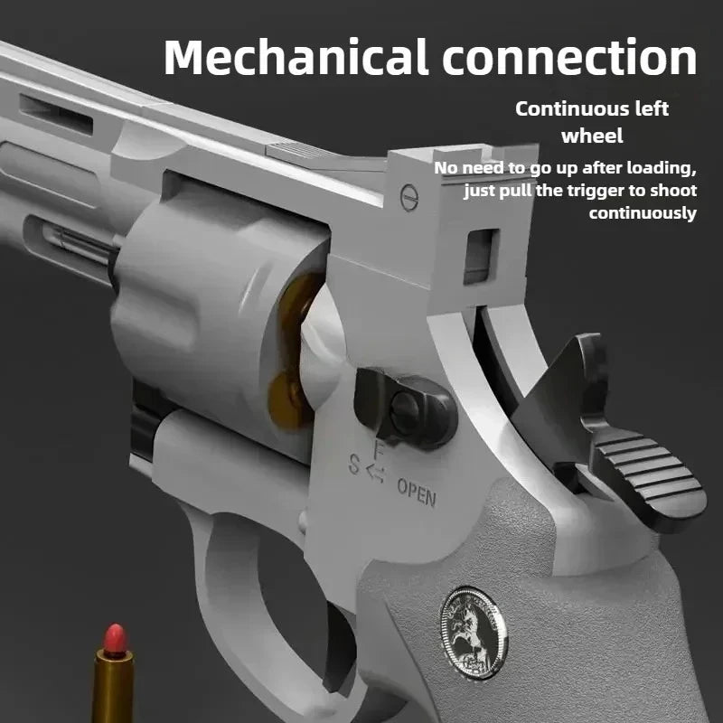 Revolver Soft Bullet Toy Pistol