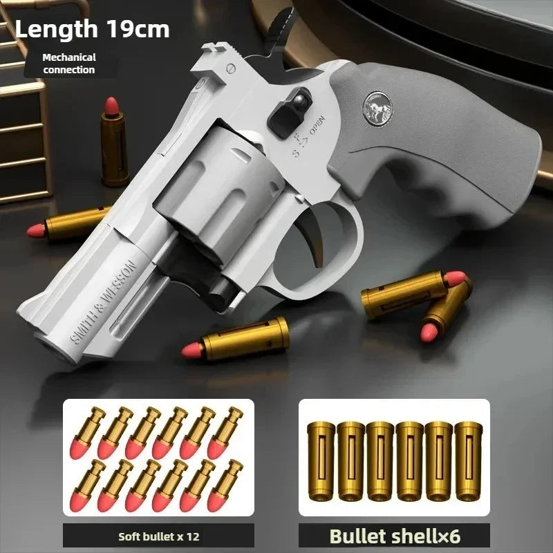 Revolver Soft Bullet Toy Pistol