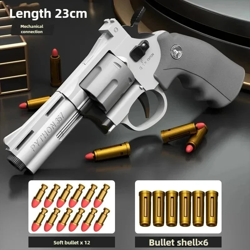 Revolver Soft Bullet Toy Pistol