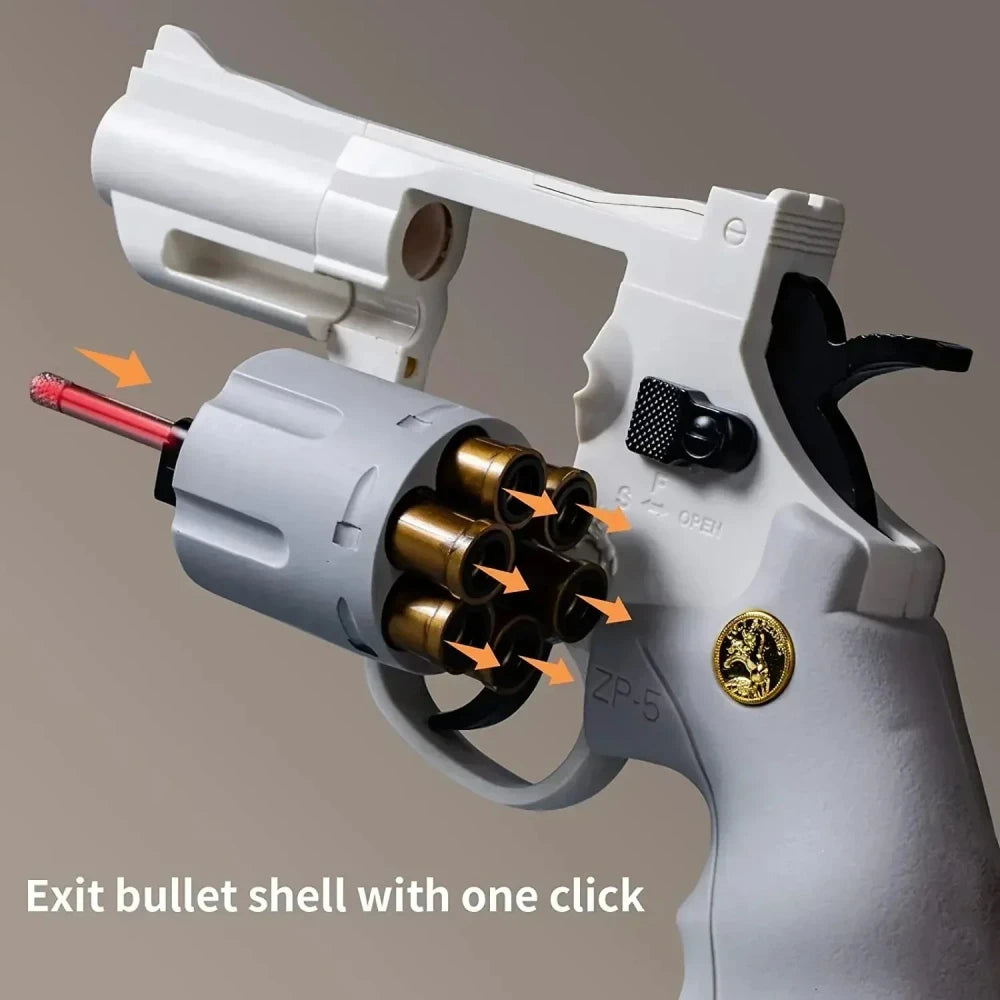 Revolver Soft Bullet Toy Pistol
