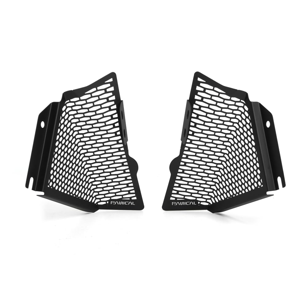 PANICAL Front Heat Sink Radiator Guard Protective Cover Grid Net Water ank Protective Net For Honda Gold Wing GL1800 F6B 2018-2026 SUS304 Stainless Steel (Black)