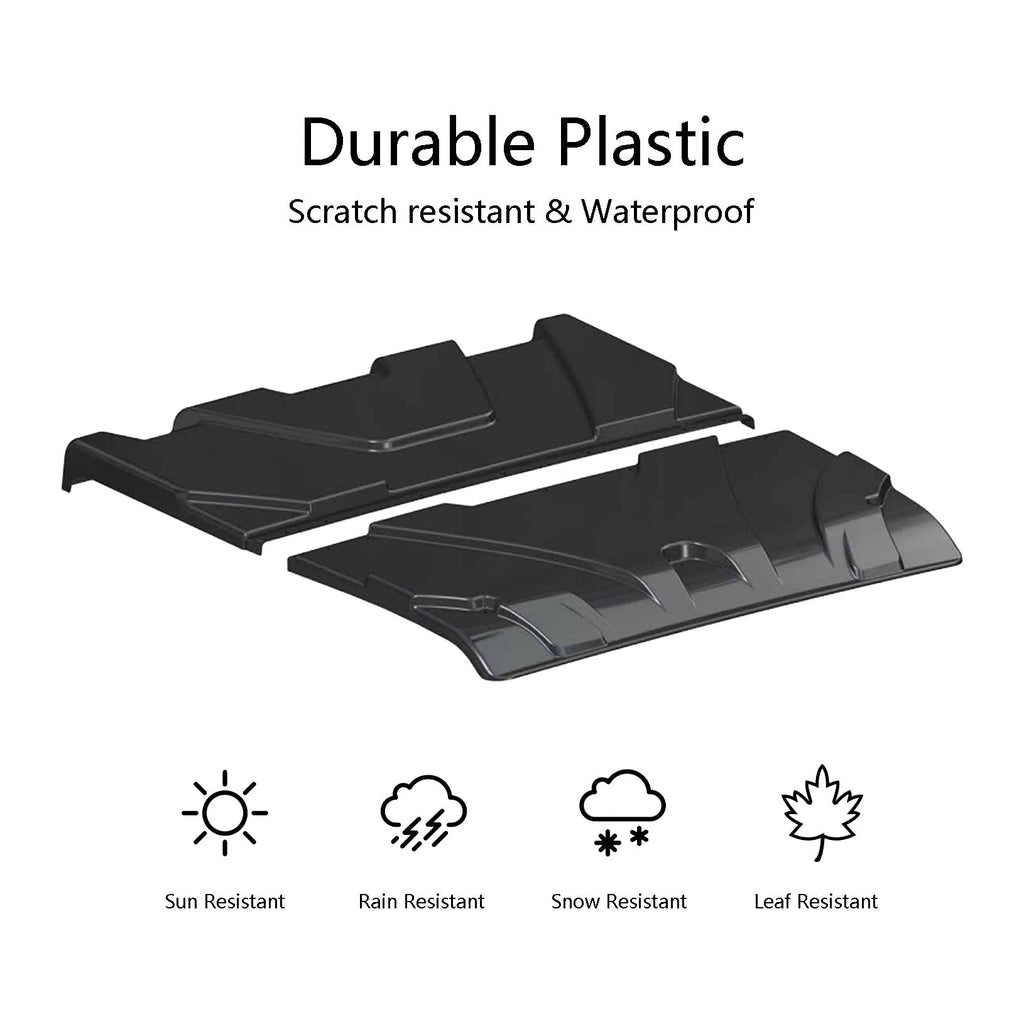 Plastic Panel Roof Compatible with 2013-2021 Polaris Ranger Full Size 1000 Diesel XP 900 XP 570 Crew 4 Seats Model