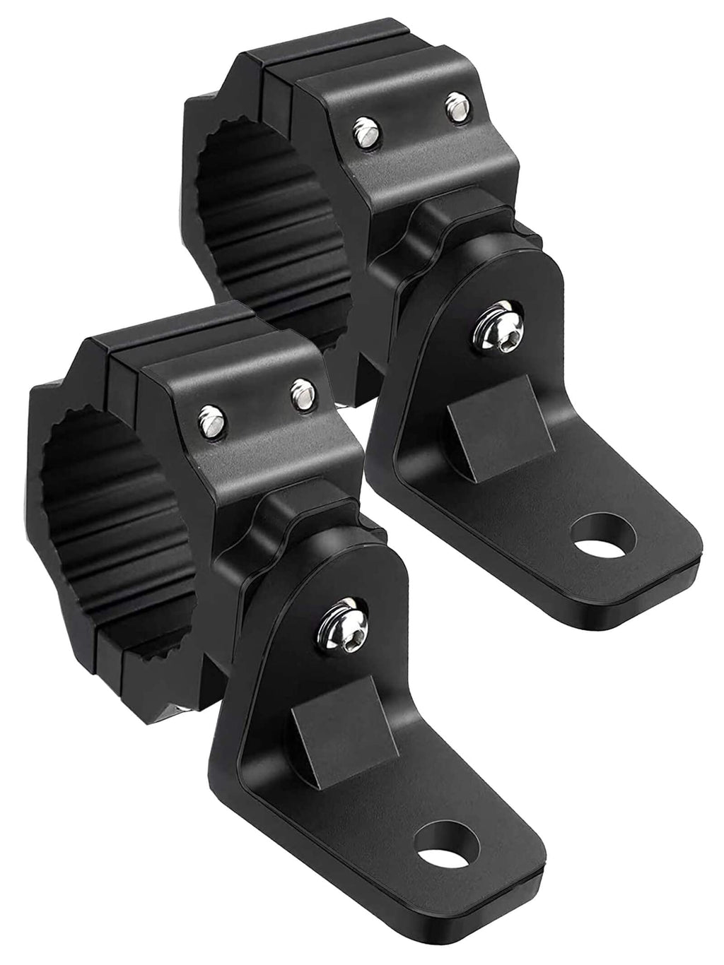 ZIDIYORUO UTV Whip Light Mount for 1.75"-2" Roll Cage Bars, 2-Pack 3 Colors
