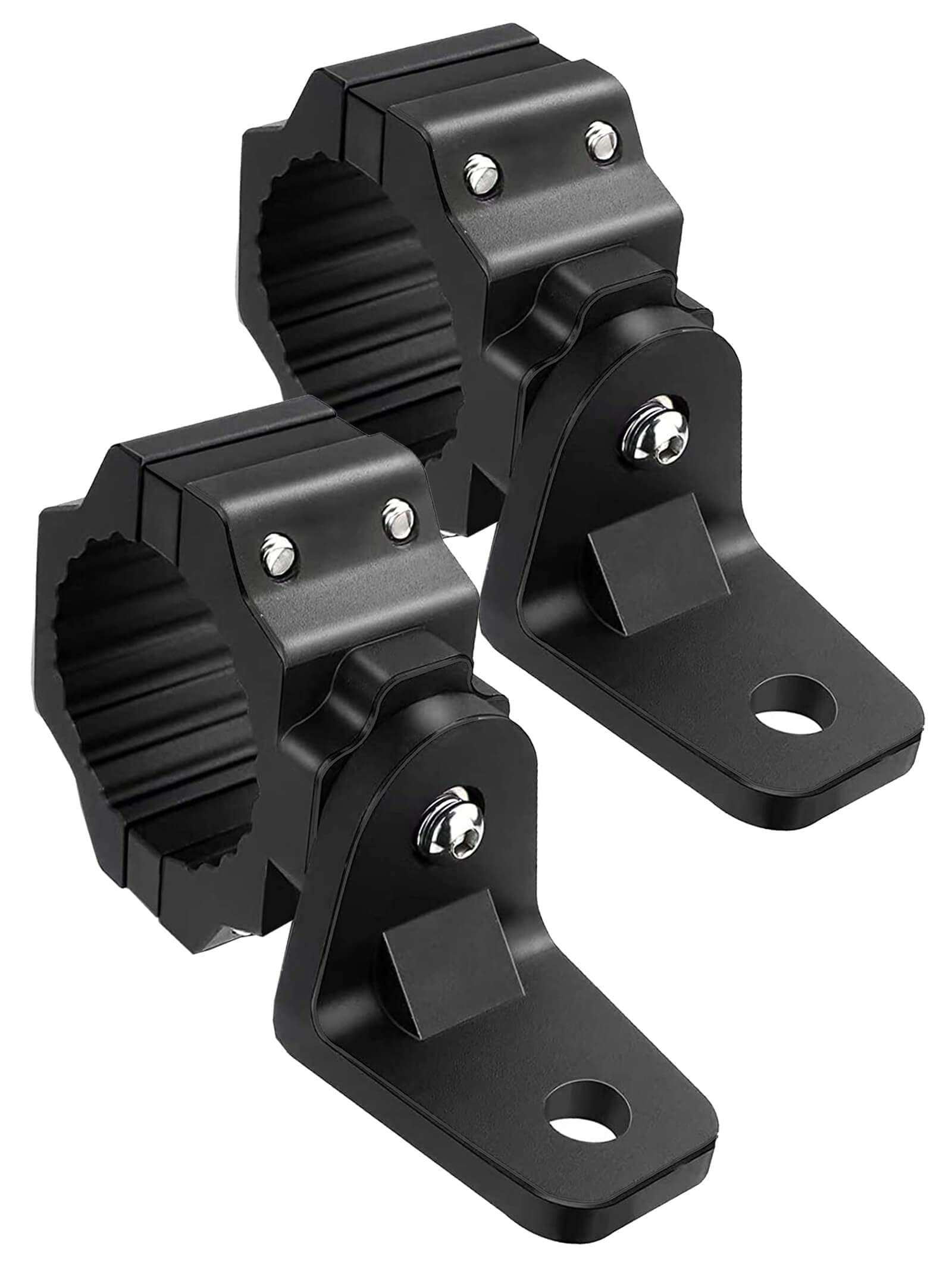 ZIDIYORUO UTV Whip Light Mount for 1.75"-2" Roll Cage Bars, 2-Pack 3 Colors