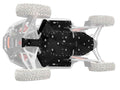 SuperATV Full Skid Plate for 2022+ Polaris RZR Turbo R | Made in The USA l 1/2” Thick Proprietary ARMW Material | Full Front to Back Protection | Drain Ports for Easy Clean-Up