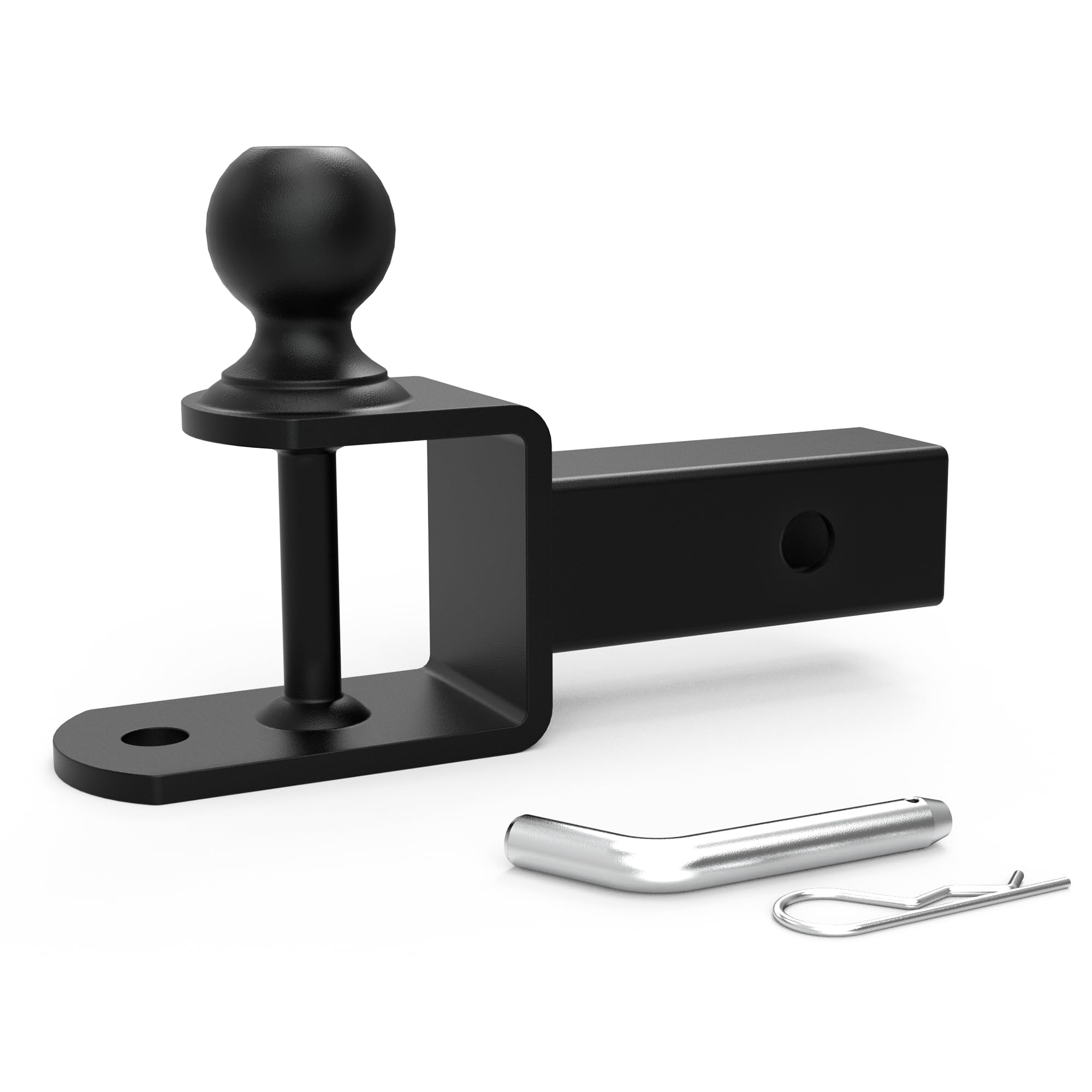 DEEAGLE ATV UTV Trailer Hitch 3 in 1 Towing Ball Mounts with 2-Inch Ball, Fits 2-Inch Receiver, Rated 5,000 Lbs for ATV UTV Accessories