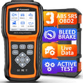 FOXWELL NT630 Plus OBD2 Scanner with ABS and SRS, Brake Code Reader with Auto Bleed, ABS Module Bidirectional Control, Oil EPB SAS Reset, Check Engine Light, Live Data, No Subscription Required