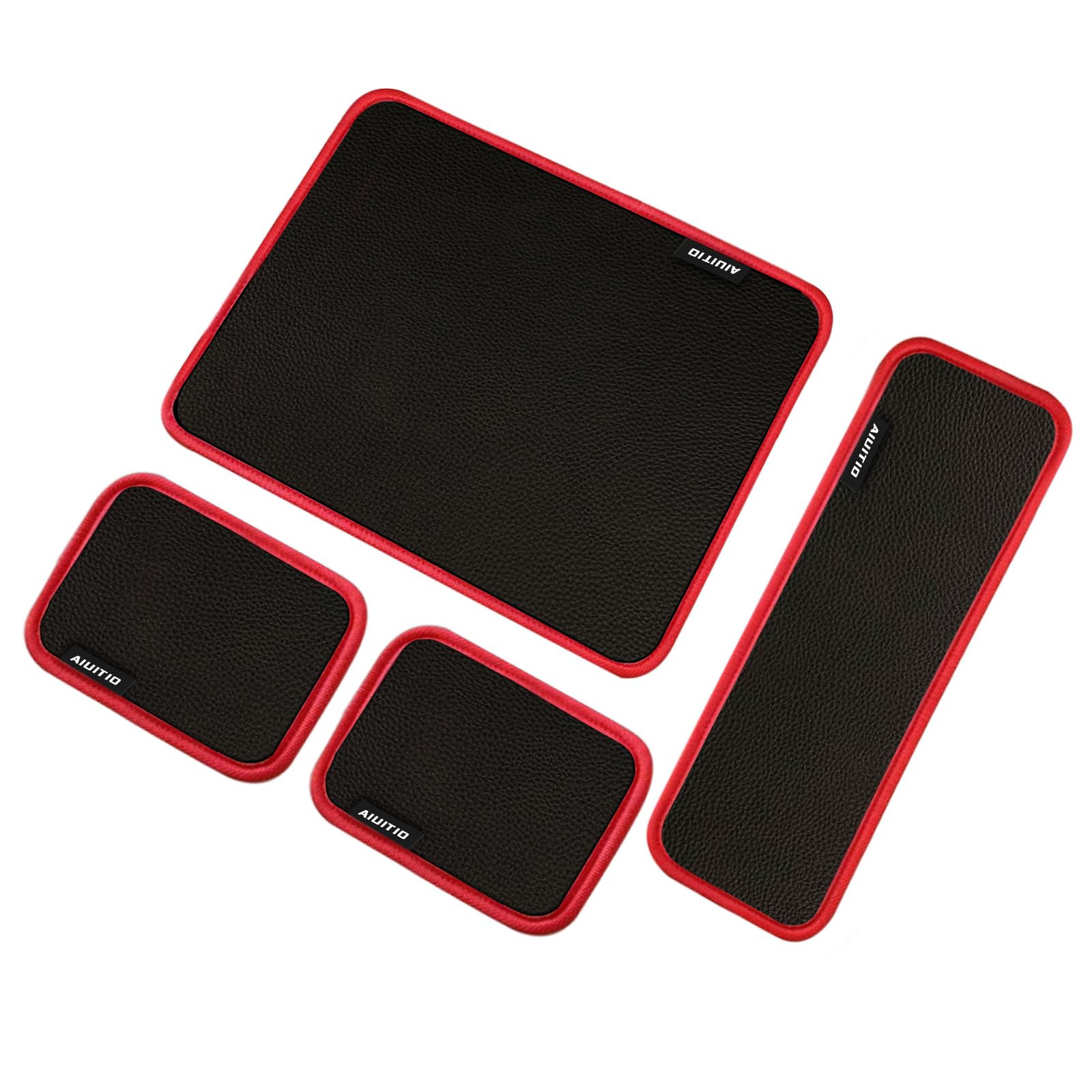 AIUITIO 4PC Flexible Magnetic Tool Mat,3 Sizes Flexible Magnetic Tool Holder - Thin Profile Perfect for Toolbox Drawers - Tool Holder Conforms to Body Panels