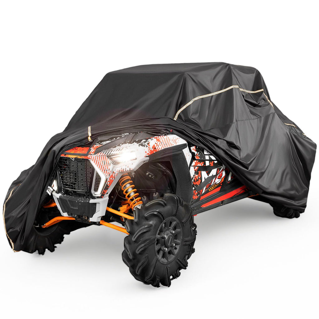 KEMIMOTO UTV Cover 4 Seater Compatible with Polaris RZR Pro XP 4, Ranger Crew 1000, Kawasaki Teryx KRX 4 1000, Can-Am Defender MAX, Commander MAX, Uforce 1000 XL, Pioneer 1000-6, 162''x66''x73''