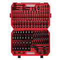 MIXPOWER 153 Pieces 1/4"&3/8"&1/2" Drive Mechanic Tool Set,Metric/SAE,6-Point,Deep and Shallow Sockets,Impact Universal Joint Swivel Sockets,Impact Socket Extension Bar