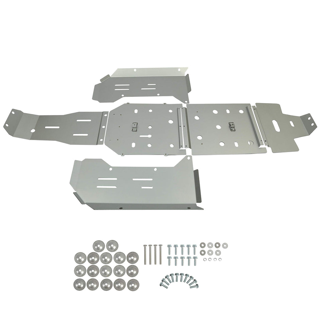 KUAFU Full Chassis Skid Plate Compatible with 2016-2018 Yamaha YXZ 1000R Aluminum Skid Plate Protective Armor