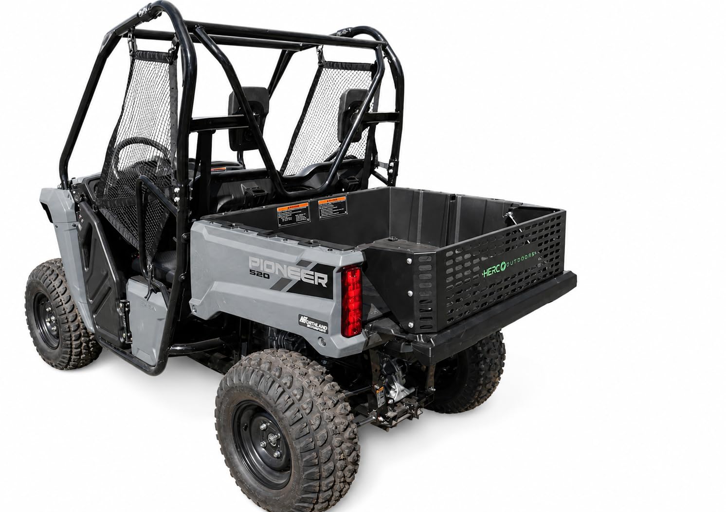 Herc Outdoors Tailgate Extender for the Pioneer 520 UTV – Heavy-Duty Bed Extension for Increased Cargo Capacity – Utility Cargo Support Rack