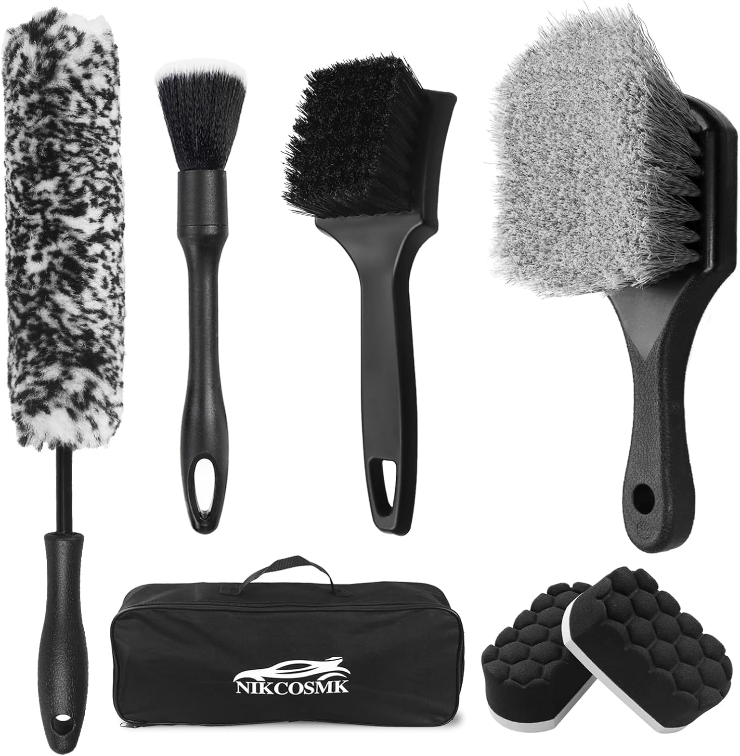 7Pcs Car Wheel Brush kit