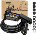 Nilight Heavy Duty 7 Way Inline Trailer Plug