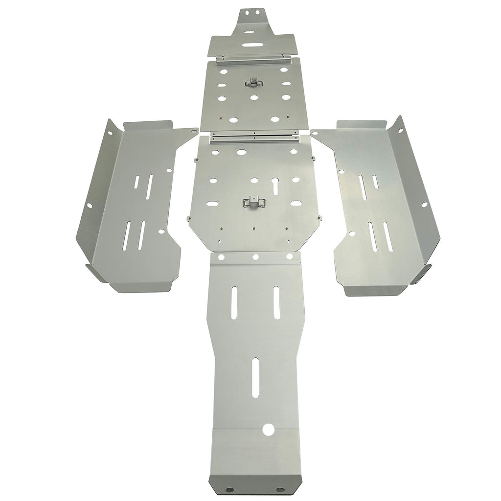 KUAFU Full Chassis Skid Plate Compatible with 2016-2018 Yamaha YXZ 1000R Aluminum Skid Plate Protective Armor
