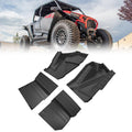HugeUTV TPE Floor Mats for Polaris RZR XP 1000/XP 4 1000 2024/2025/2026 Accessories, Non-Slip Front Rear Row Floor Mat, 4PCS All-Weather Protection Slush Mats Rubber Liners