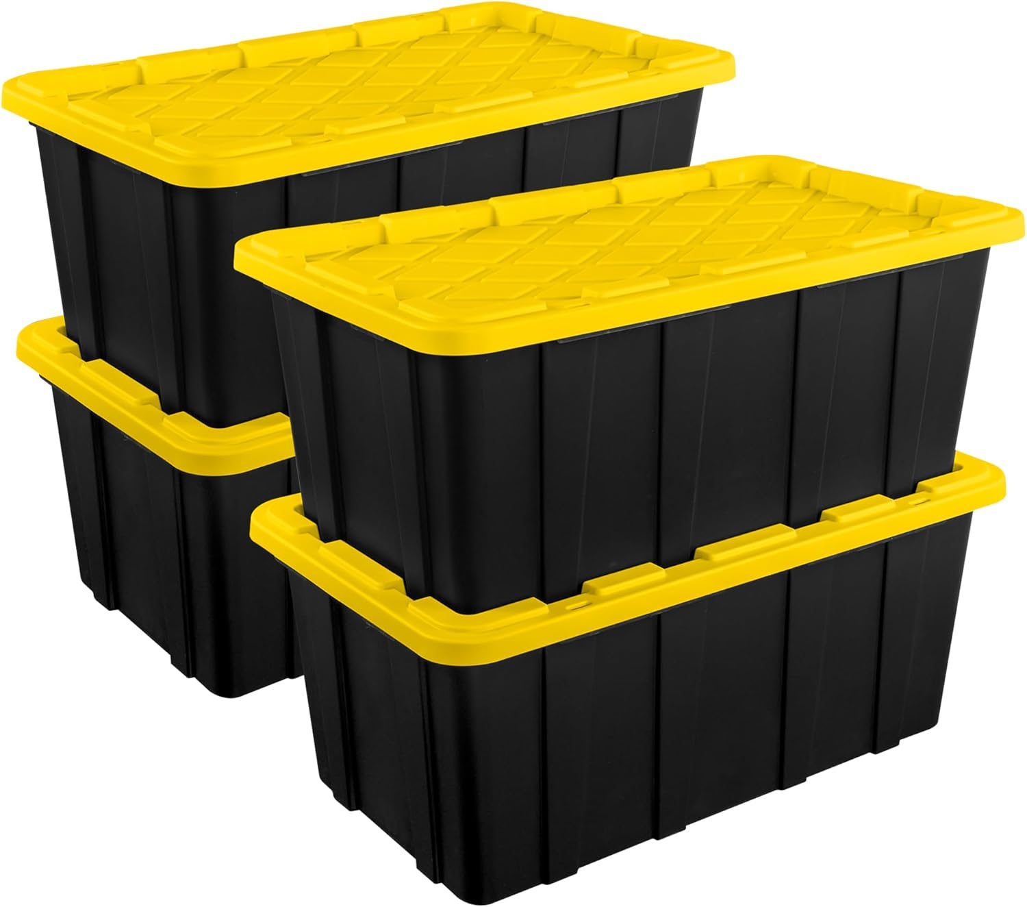 Sterilite 4-Pack Industrial Tote, Plastic Storage