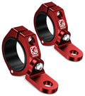 VAZESWIN 2 PCS UTV Whip Light Mounts, LED Light Bar Mounting Brackets, Red