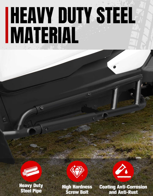 A & UTV PRO Nerf Bars for RZR XP 1000 2024 2025 2026, Heavy Duty Rock Sliders for Polaris RZR XP 1000 Accessories Combination Tree Kickers 2 Seat, Replace OEM# 2884472-458