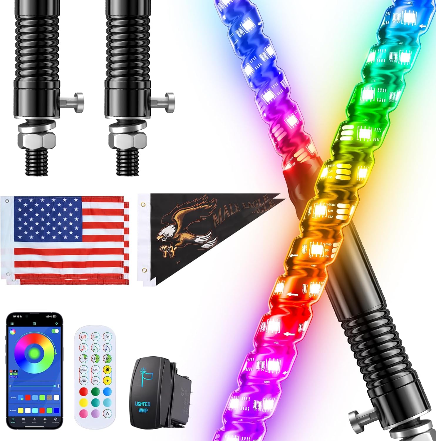 LED Whip Lights