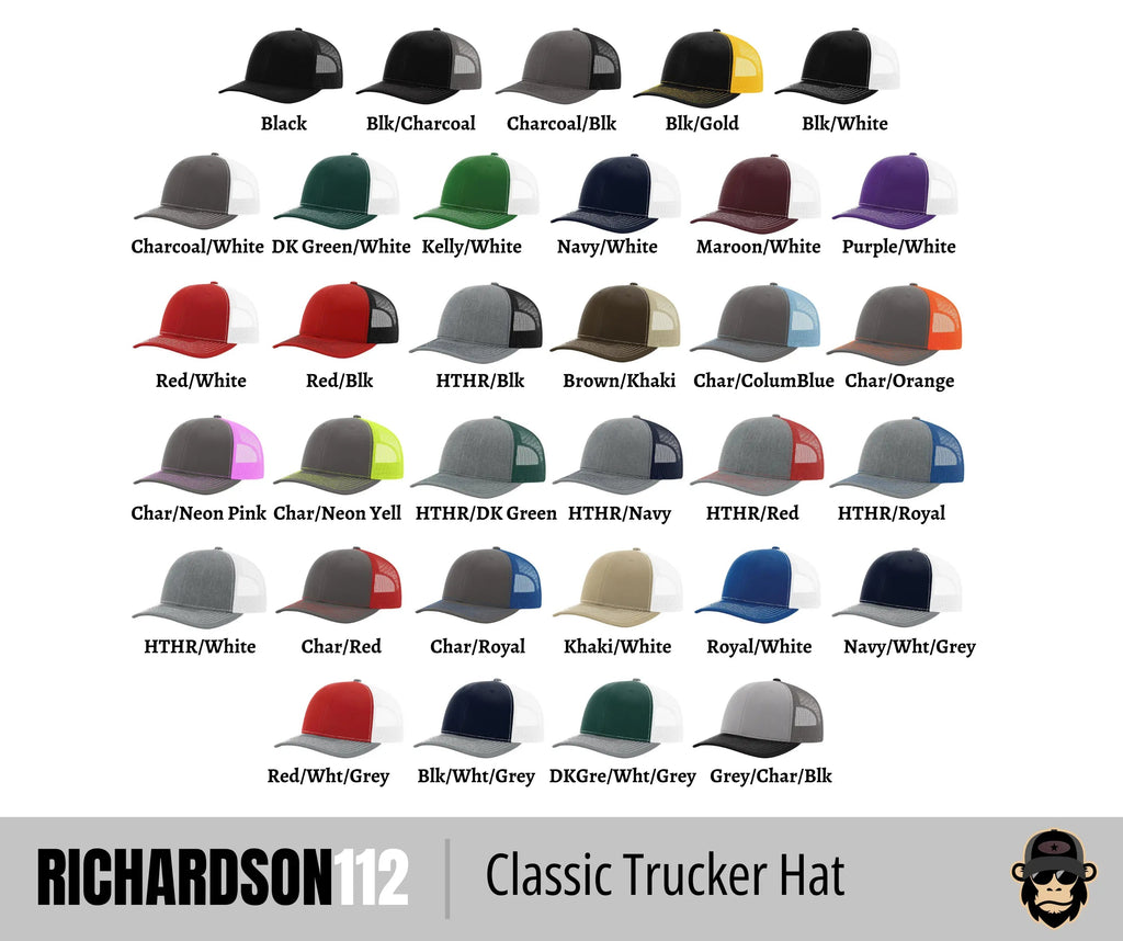 Richardson 112 Original Trucker + Custom Patch