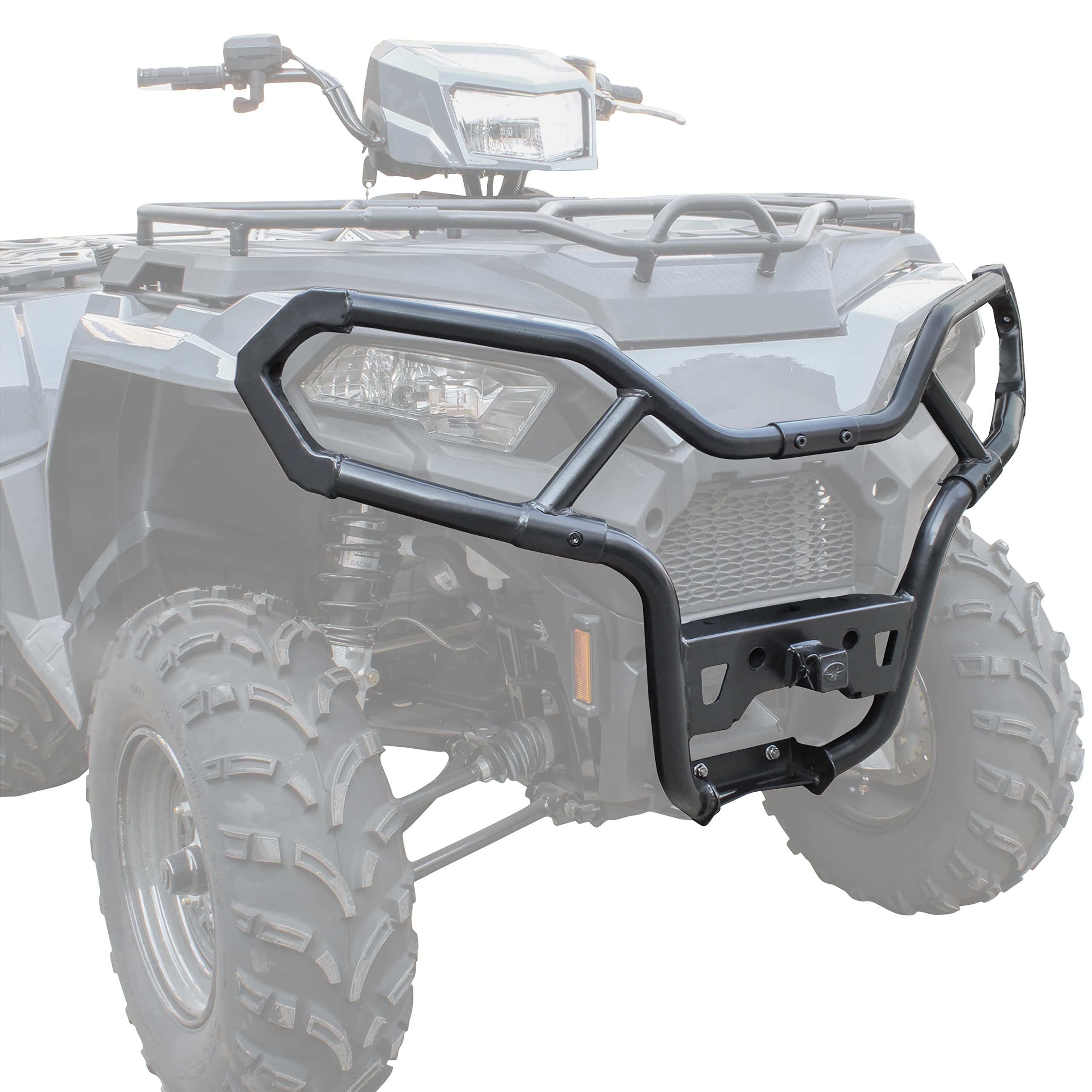 SAUTVS Front Bumper for Sportsman 570 450 H.O. 21-26, Upper Front Brush Guard Bumper Protector Trail Brushguard for Polaris Sportsman 570 450 2021-2026 Accessories (Replace #2884844)