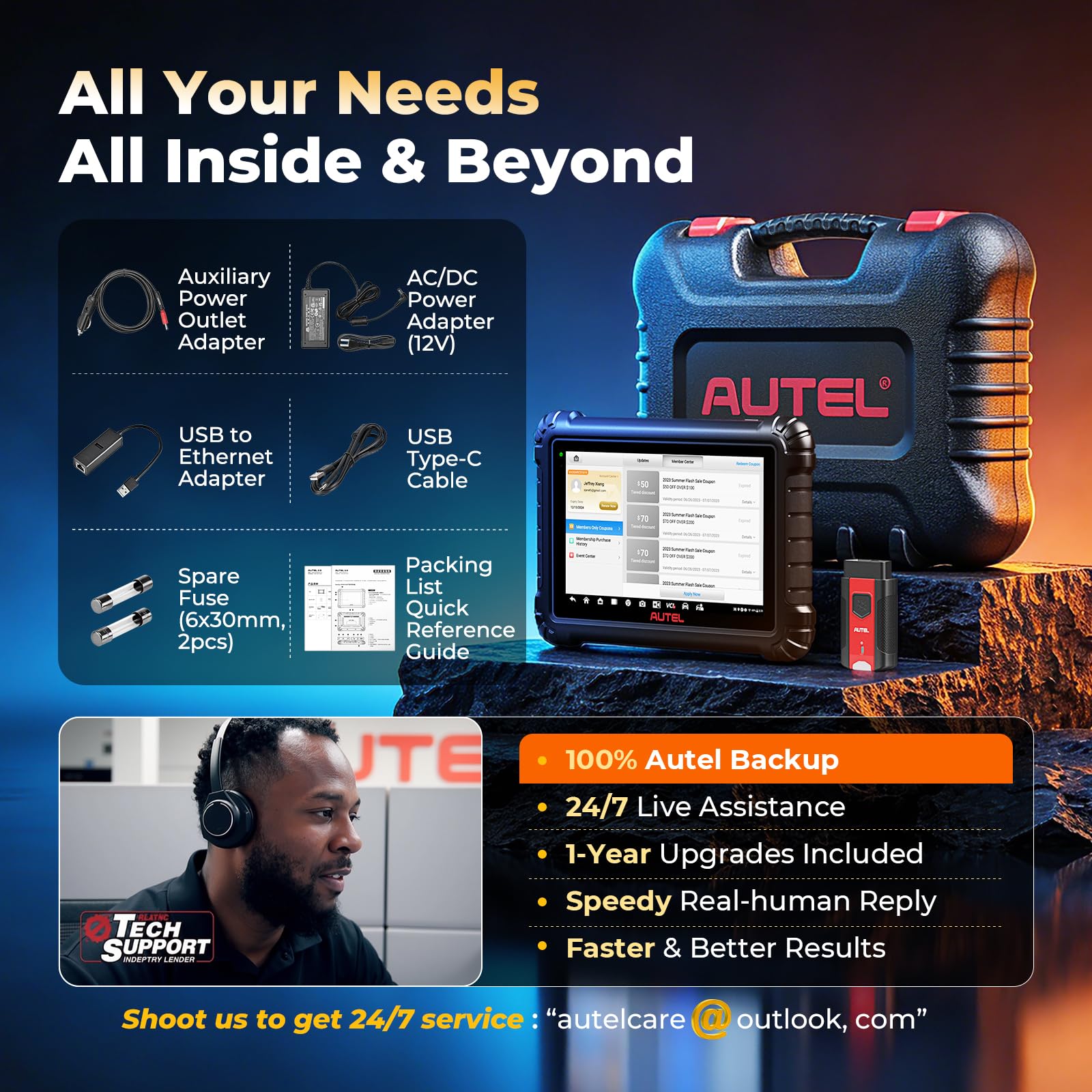 Autel Scanner MaxiSYS MS906 MAX, 2026 MS906MAX Bi-Directional Tool Up of MS906 Pro MP900BT w/ECU C0ding, DoIP CANFD, FCA SGW AutAuth, All System Scan, 40+ Service 3000+ Active Tests as MS908S PRO II