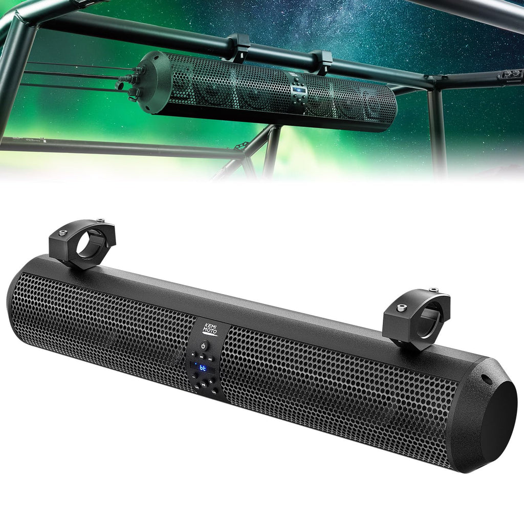 KEMIMOTO UTV Sound Bar 28 Inch with 4X Subwoofers 2X Tweeters