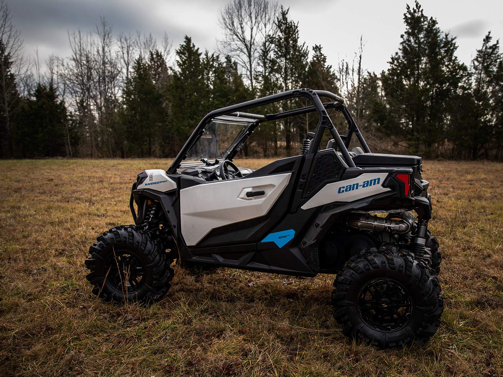 SuperATV Heavy Duty Insulated Rear UTV Cooler/Cargo Box for Can-Am Maverick Sport 1000 2019+ | 30 Liter Capacity