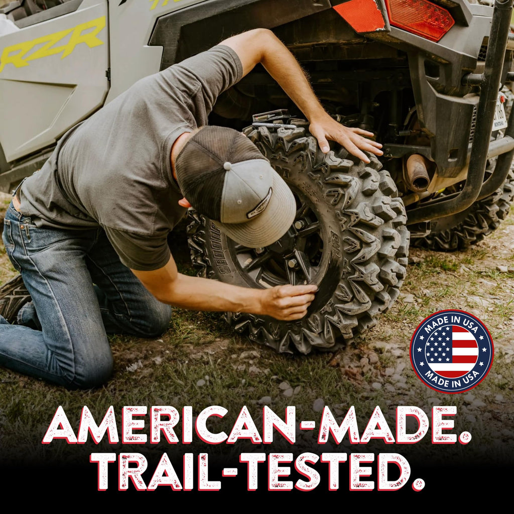 GlueTread SXS Sidewall Tire Repair Kit Tire Patch Kit - Off-Road Sidewall Reinforcement for UTVs - Durable Rubber Patches with Strong Bond - Easy Application, Fast Setting