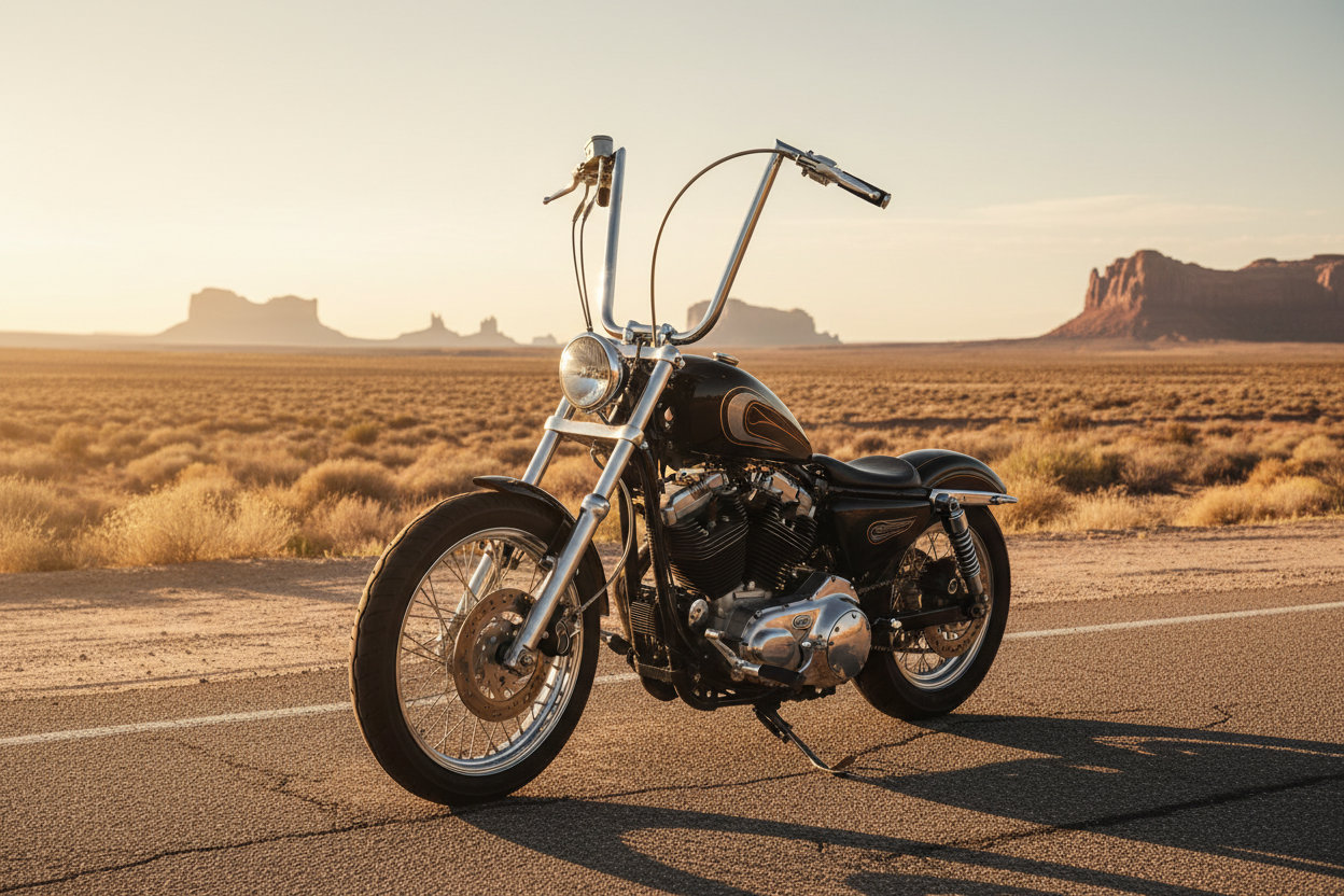 Old School Chopper Sportster