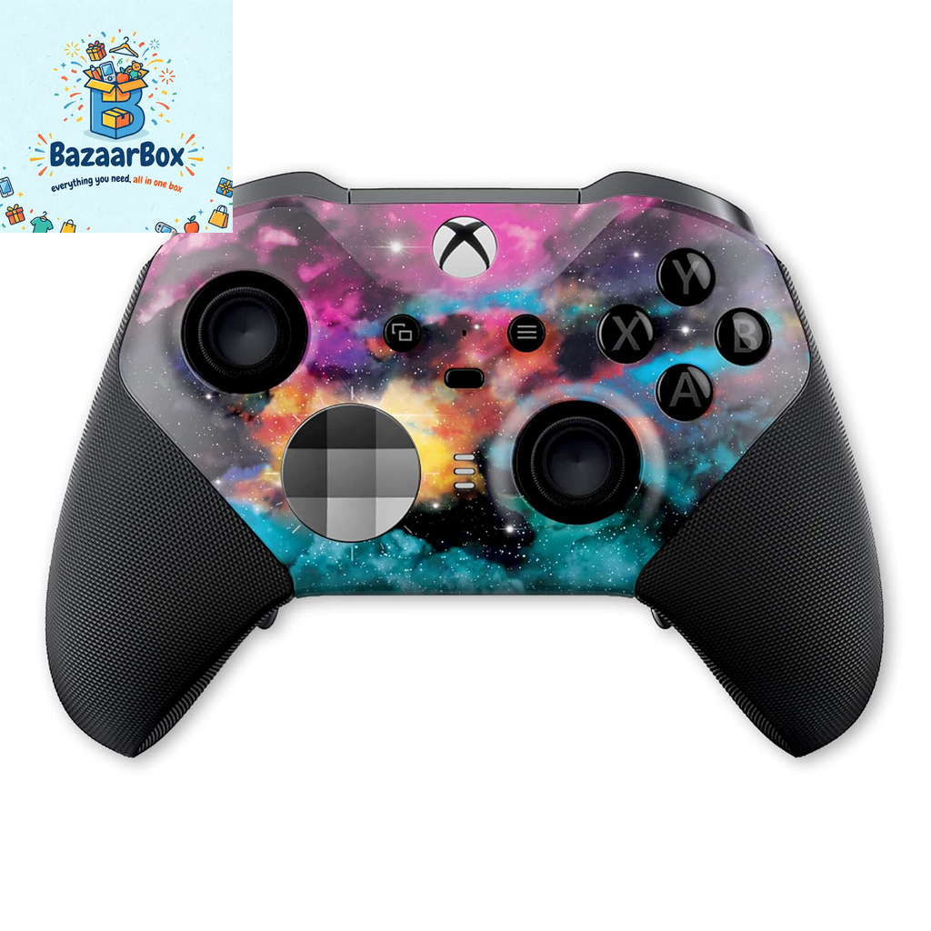 Galaxy X-Box Elite Controller Series 2 Limited Edition Custom Elite Series 2 Controller for X-Box One/Series X/S. Made with Advanced Hydro-Dip Paint Technology (Not Just a Skin)